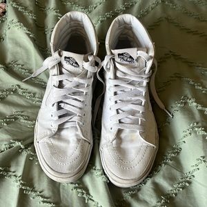 White high top vans